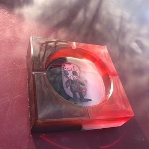 Resin Jason Ashtray